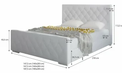 Meubella Tweepersoonsbedden^Aventura Diamond