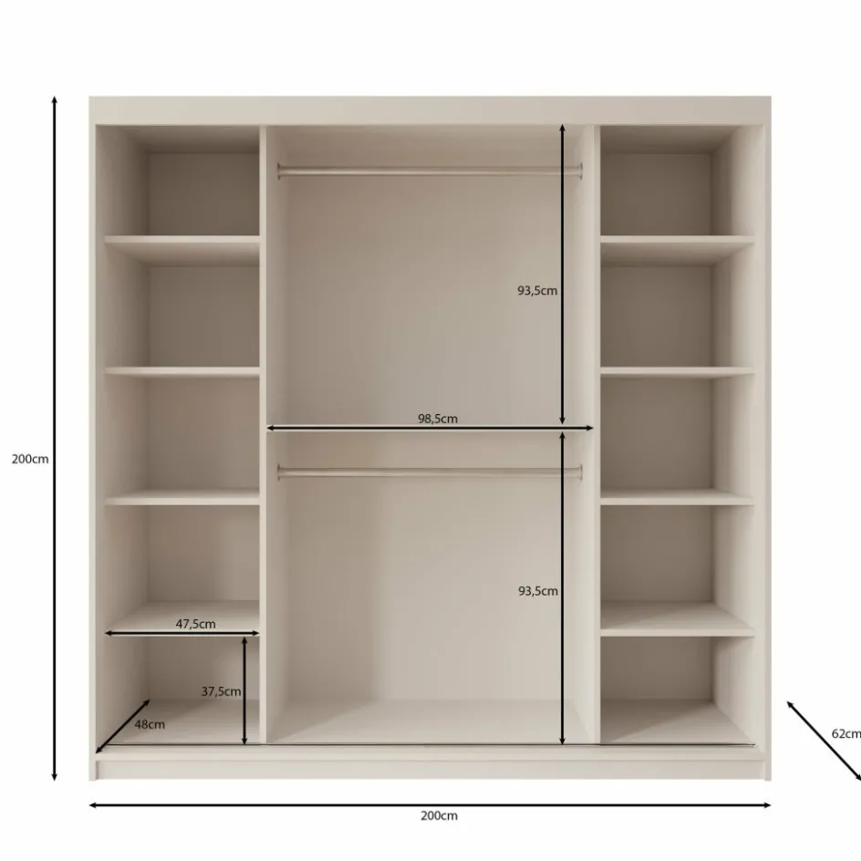 Meubella Kledingkasten^Azai