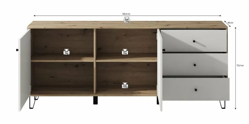 Meubella Dressoirs^Barlo
