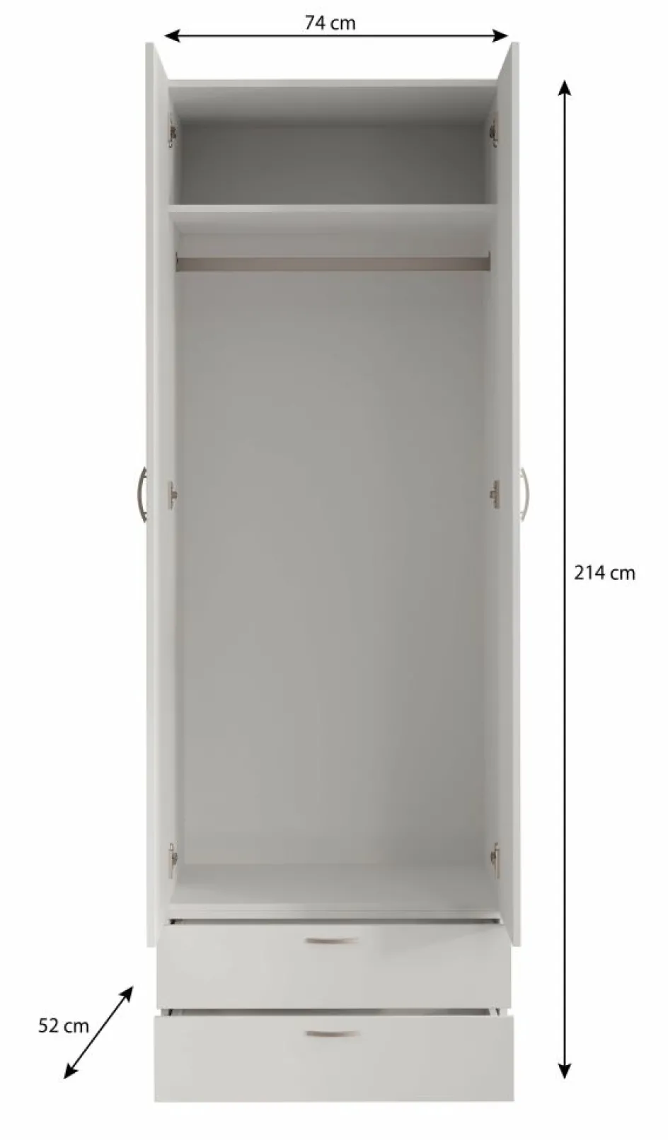 Meubella Kledingkasten|Kledingkasten^Bernd