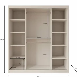 Meubella Kledingkasten^Bodhi