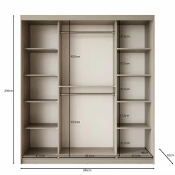 Meubella Kledingkasten^Bravanti