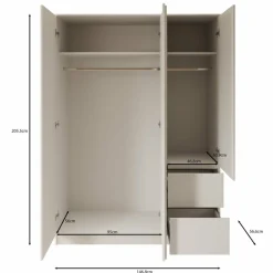 Meubella Kledingkasten^Brett
