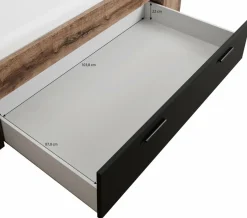 Meubella Tweepersoonsbedden^Brown