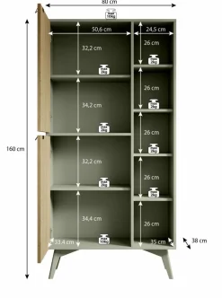 Meubella Boekenkasten|Boekenkasten^Essence