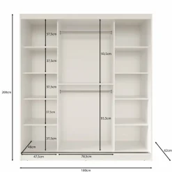 Meubella Kledingkasten^Fessaro