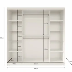 Meubella Kledingkasten^Fessaro