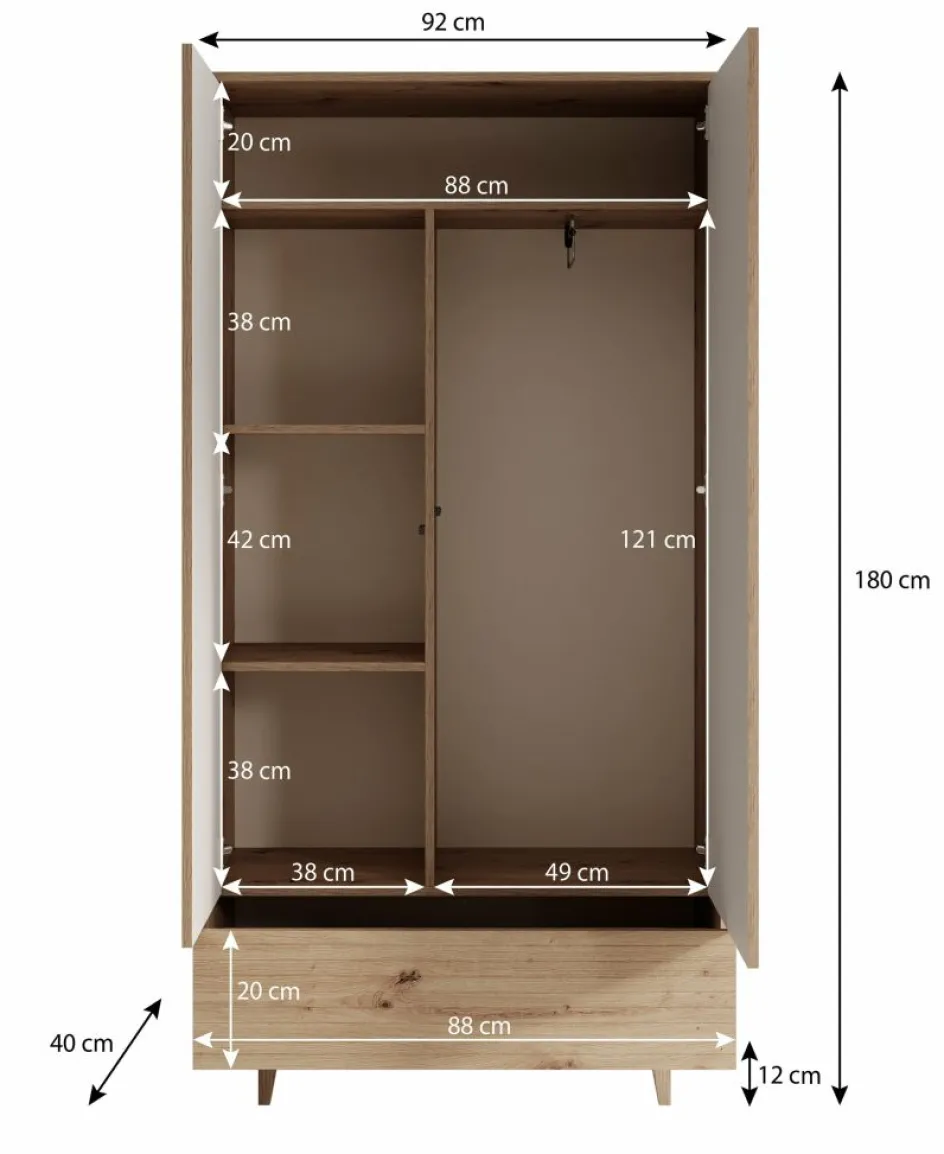 Meubella Kledingkasten|Kledingkasten^Fuzeta