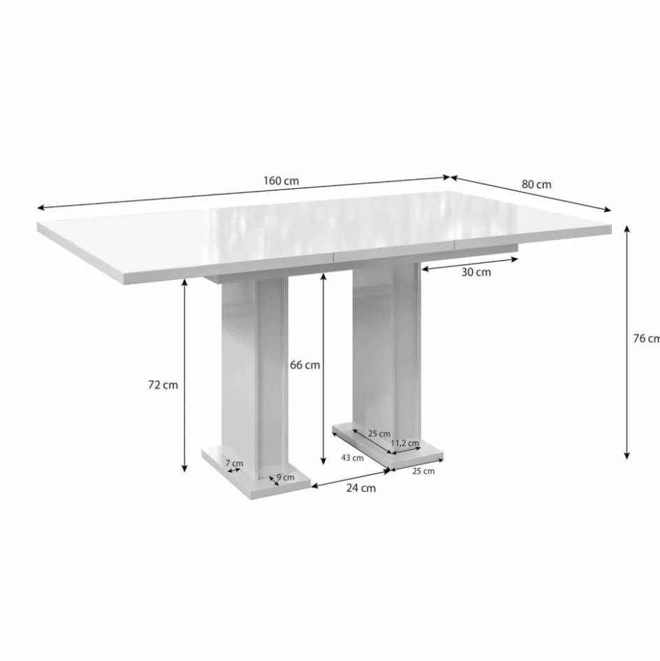 Meubella Eetkamertafels^Glamour