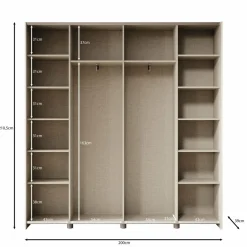 Meubella Kledingkasten^Helvar