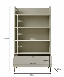 Meubella Boekenkasten|Boekenkasten^Hill