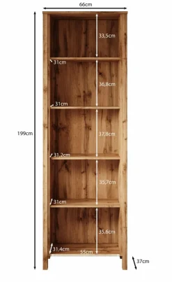 Meubella Boekenkasten|Boekenkasten^Isaac 1