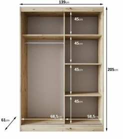 Meubella Kledingkasten^Olly