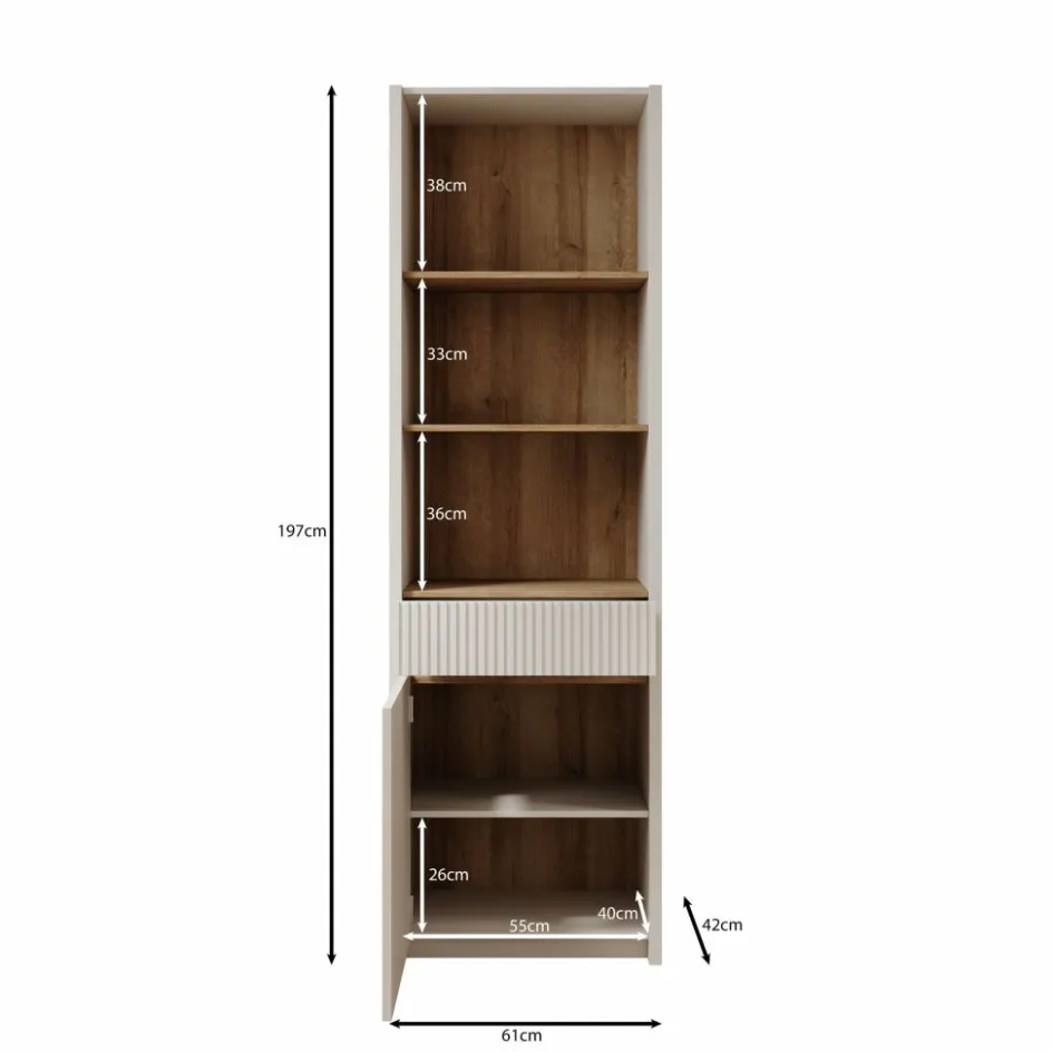 Meubella Boekenkasten|Boekenkasten^Orlano