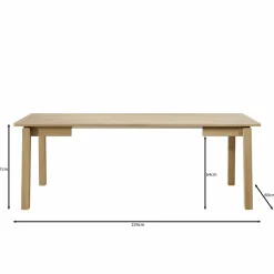 Meubella Eetkamertafels^Portino