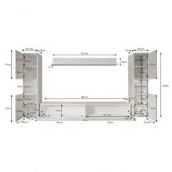 Meubella Wandmeubels^Pure XL