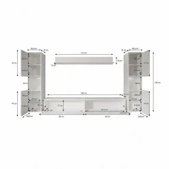 Meubella Wandmeubels^Pure XL