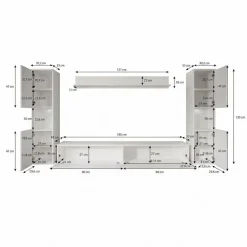 Meubella Wandmeubels^Pure XL