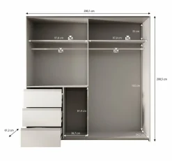 Meubella Kledingkasten^Walter
